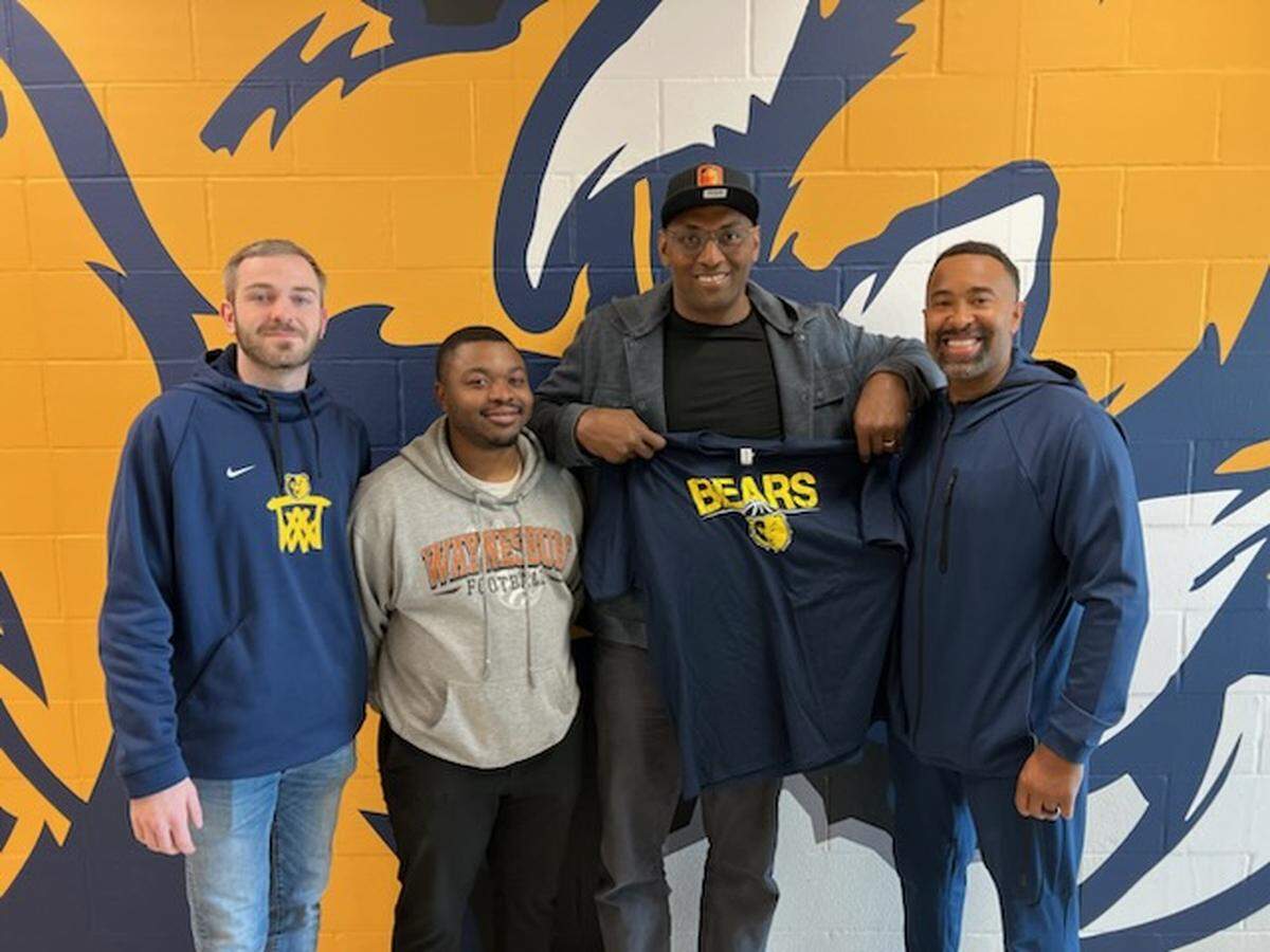 NBA champion Metta Sandiford-Artest recently stopped by East High School