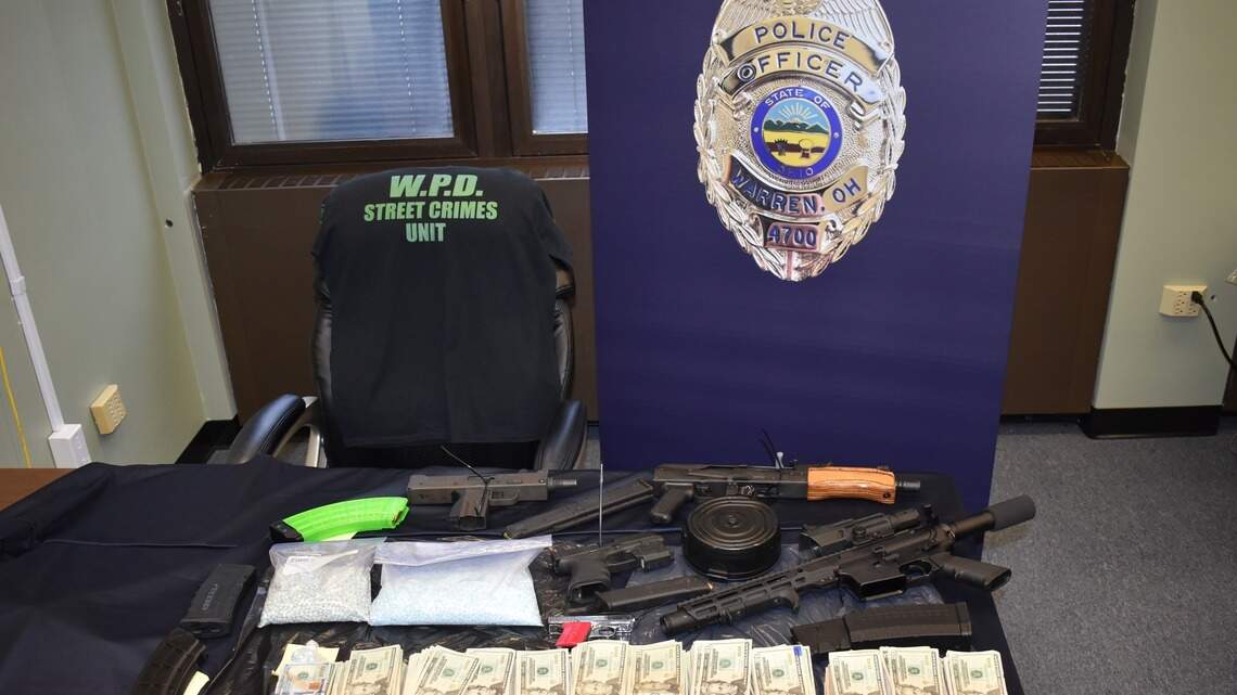 Drugs, guns, cash, stolen items recovered in Warren drug bust ...