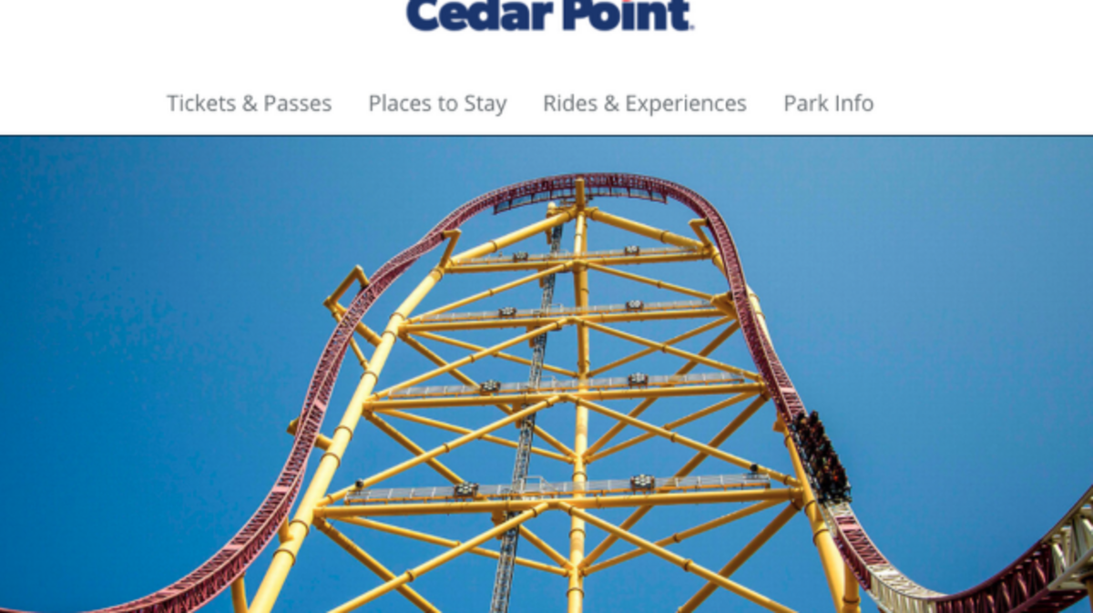 A woman was injured Sunday when a metal object detached from the Top Thrill Dragster at Cedar Point and struck her in the face. (Screenshot | Cedar Point)