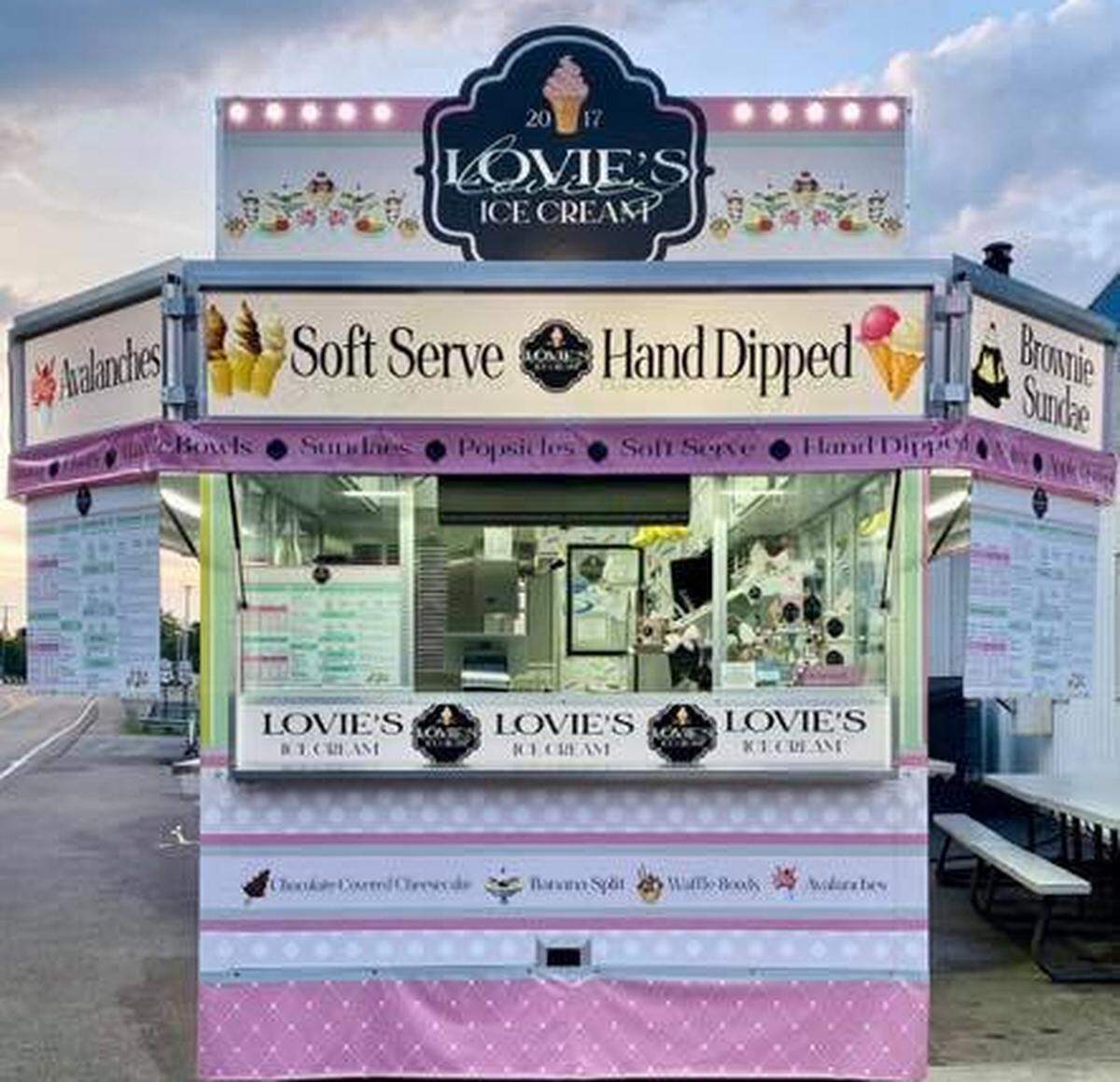 Alyssa Newton has been the head ice cream connoisseur at Lovie’s Ice Cream since 2017.