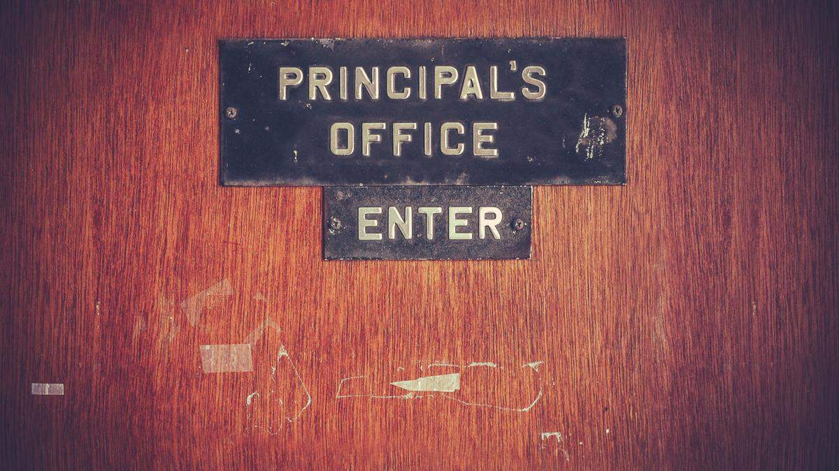 Principal’s office door