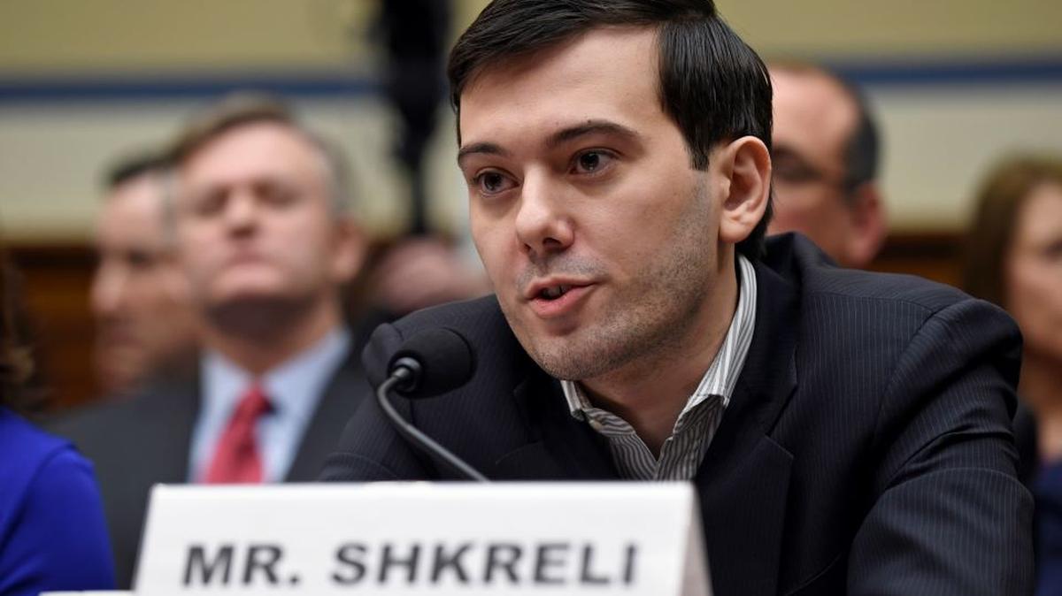 Pharmaceutical chief Martin Shkreli speaks on Capitol Hill in Washington on Feb. 4, 2016, during the House Committee on Oversight and Reform Committee hearing on his former company's decision to raise the price of a lifesaving medicine. (Susan Walsh | AP Photo, File)