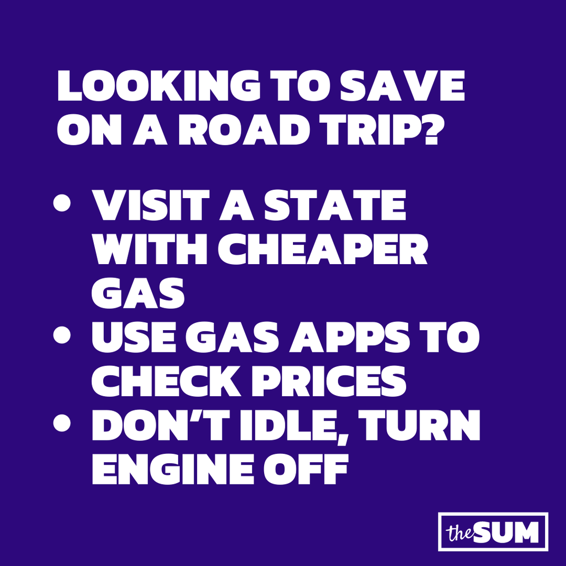 Road trip tips