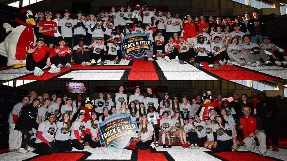 Youngstown State men and women claim indoor track & field championships