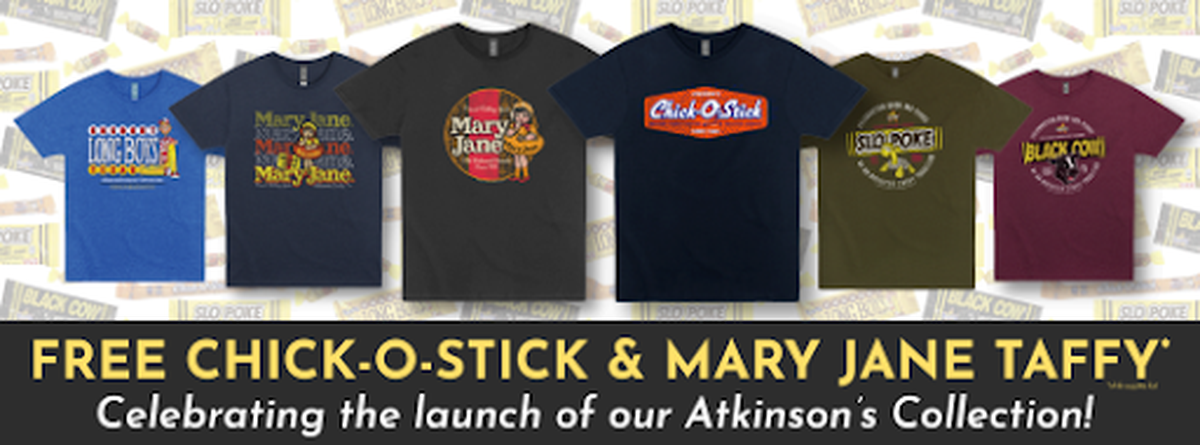 On Friday, Sweet Memories is launching a new collection of Atkinson Candy T-shirts to benefit Akron Children’s Hospital NICU.