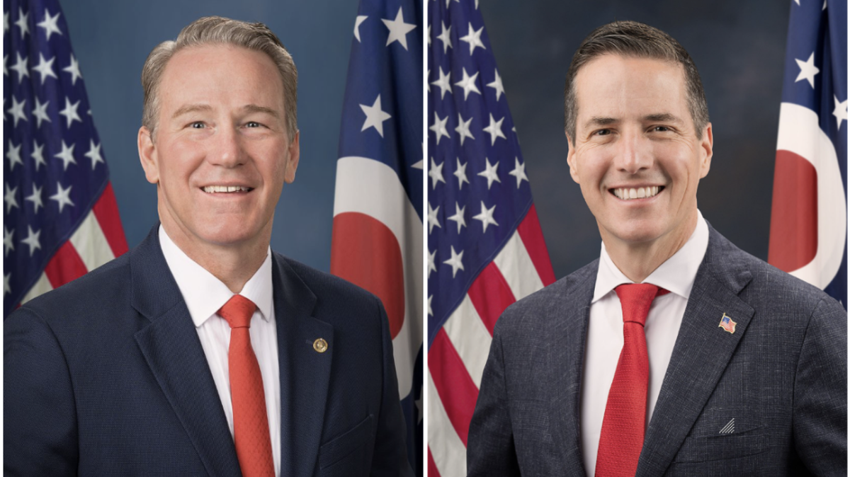 Ohio U.S. Sens. Jon Husted and Bernie Moreno blocked votes as the Iran war continues, driving up gas and grocery prices and drawing criticism from Sherrod Brown.