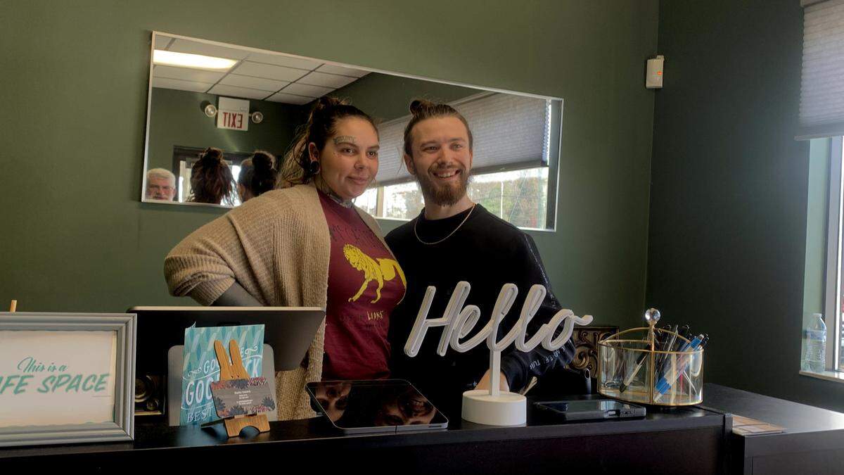 Shelby Gossick and Dominic Rossi are the co-owners and tattoo artists at Artistic Anatomy in Warren.