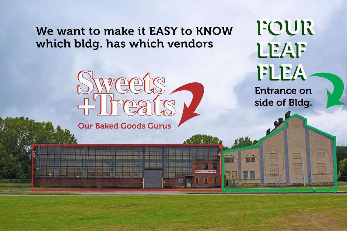 Visit the Youngstown Flea from 9 a.m. - 3 p.m. for this month’s two-in-one market this Saturday: Sweets and Treats, and the Four Leaf Flea.