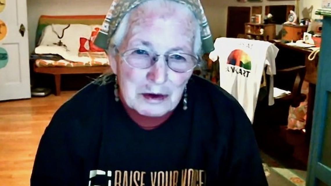 Joan Trumpauer Mulholland was awarded the 5th annual Simeon Booker Award for Courage during a virtual ceremony Tuesday. The award was presented by Mahoning Valley Historical Society and Mahoning Valley Sojourn to the Past.