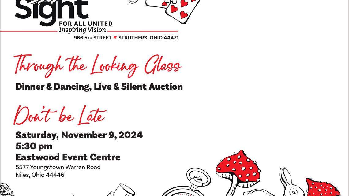 Sight for All United hosting silent auction, local musicians at Eye Ball of the Mahoning Valley