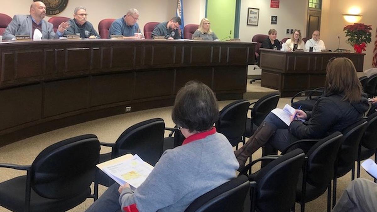 The Boardman Township Board of Trustees meeting this morning revealed some community concerns about the redevelopment of the Southern Park Mall. (Photo by Jess Hardin)
