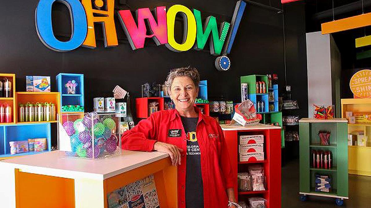 “We’re so excited that we can now experiment face-to-face and have people visit us and experiment and explore,” said Suzanne Barbati, president and executive director of OH WOW! The Roger & Gloria Jones Children’s Center for Science & Technology. (Robert K. Yosay | Mahoning Matters)