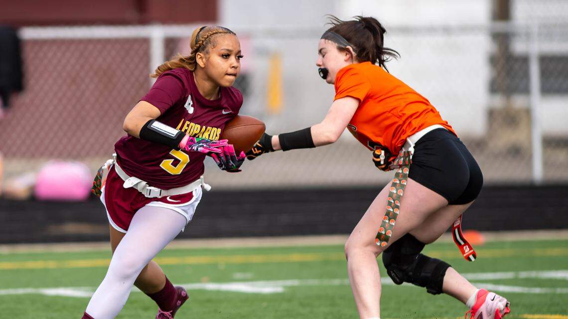 Girls’ flag football is booming in Ohio and the Mahoning Valley, with OHSAA sanctioning a state championship and local teams thriving this spring season.