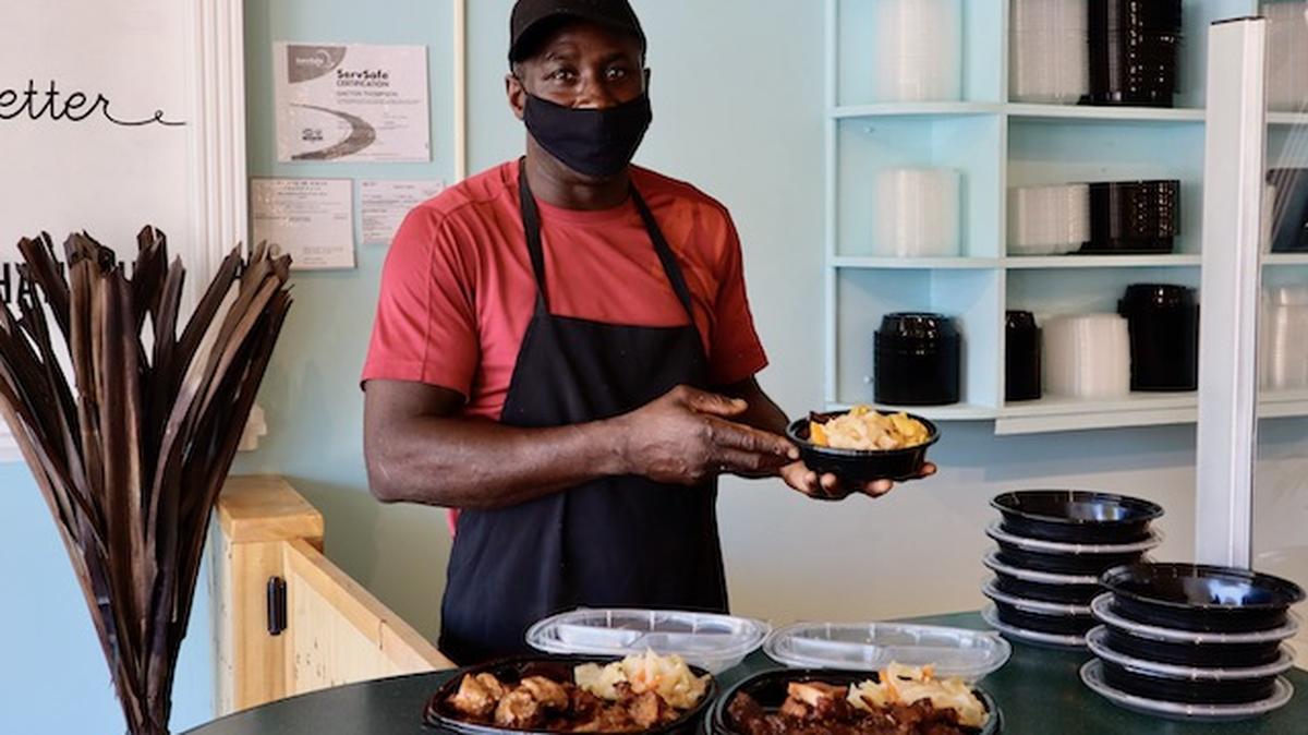 Co-owner Gaeton Thompson said Tebo’s Caribbean Cuisine has a goal of bringing traditional Caribbean flavors to the Mahoning
Valley. (Alyssa Weston/Mahoning Matters)