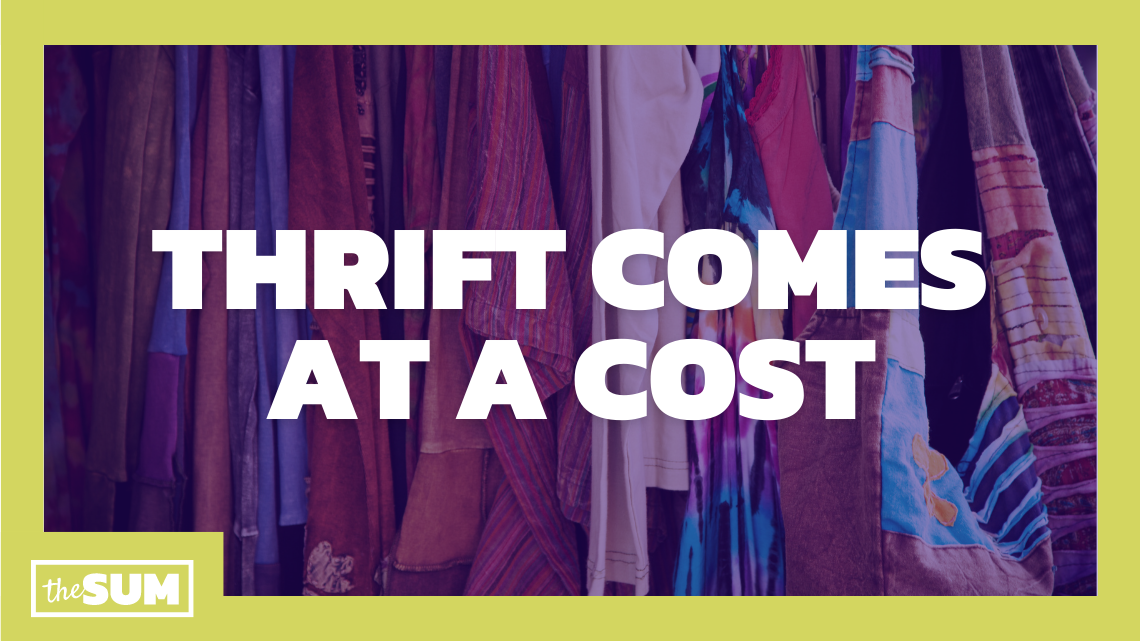 Experts warn that thrifting isn’t a miracle fix to a larger problem.