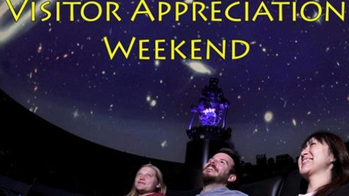 The visitor appreciation shows start at 8 p.m. on Friday and 2 p.m. on Saturday