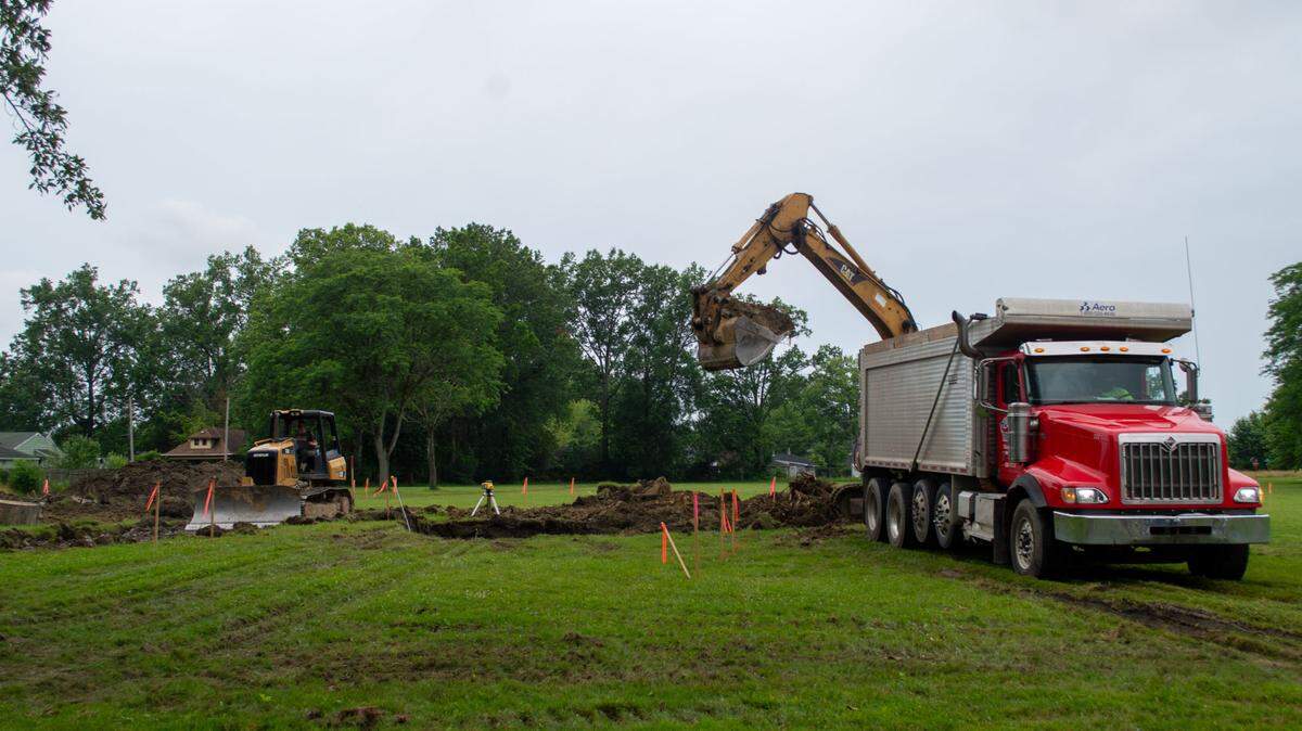 On July 1, Trumbull County officials broke ground at 10 a.m. at the corner of Moncrest Drive and Drexel Ave. in Warren which used to be Emerson Elementary School.