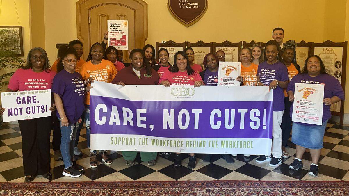 The CEO Project, a statewide grassroots organization, called for more childcare funding on National Day Without Child Care.