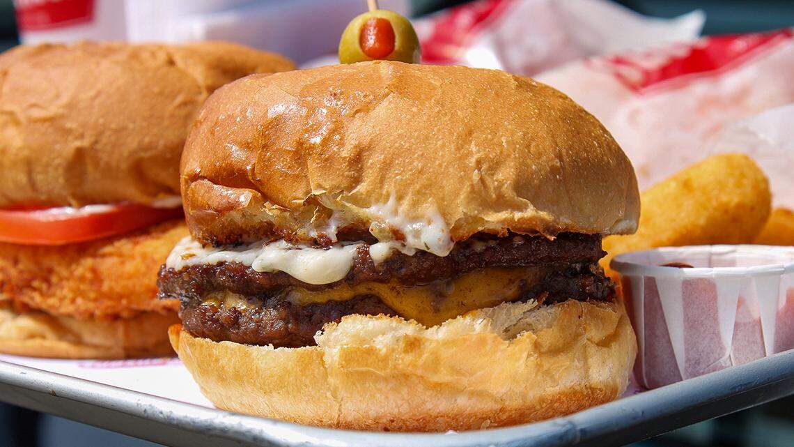 Shown here is Swenson’s signature double cheeseburger the Galley Boy. The Akron-based chain was named “Ohio’s Best Burger” by Reader’s Digest.