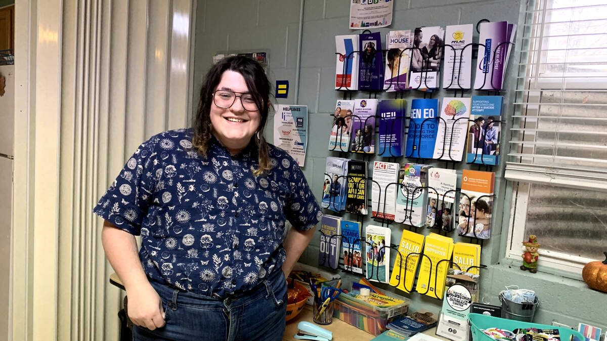 Charity Weidow’s job as the new housing director at Full Spectrum Community Outreach is to help members of the LGBTQIA+ community access safe housing. 