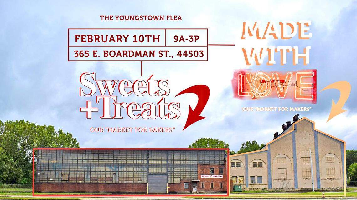 The ninth season of the Youngstown Flea kicks off at 9 a.m. - 3 p.m. on Feb. 10 with two events: Market for Makers and the Market for Bakers.