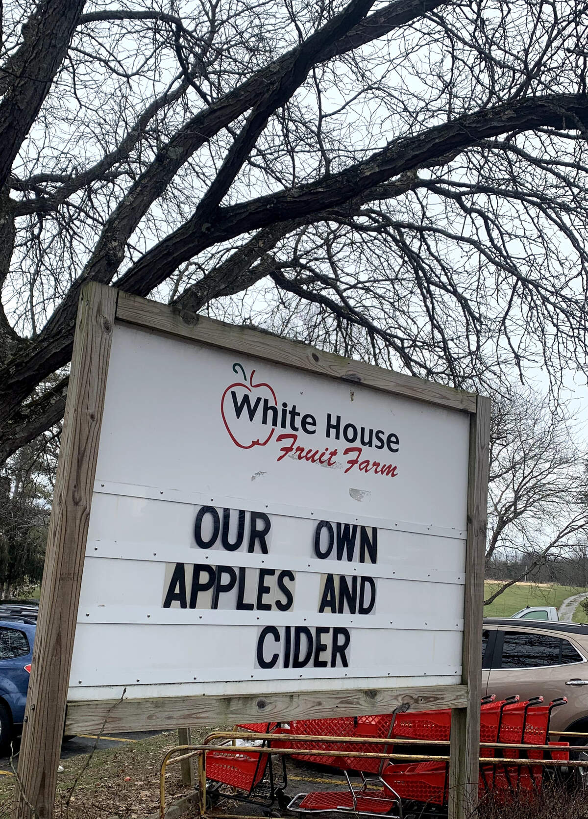 The Hull family and employees at White House Fruit Farm make apple cider all year long.