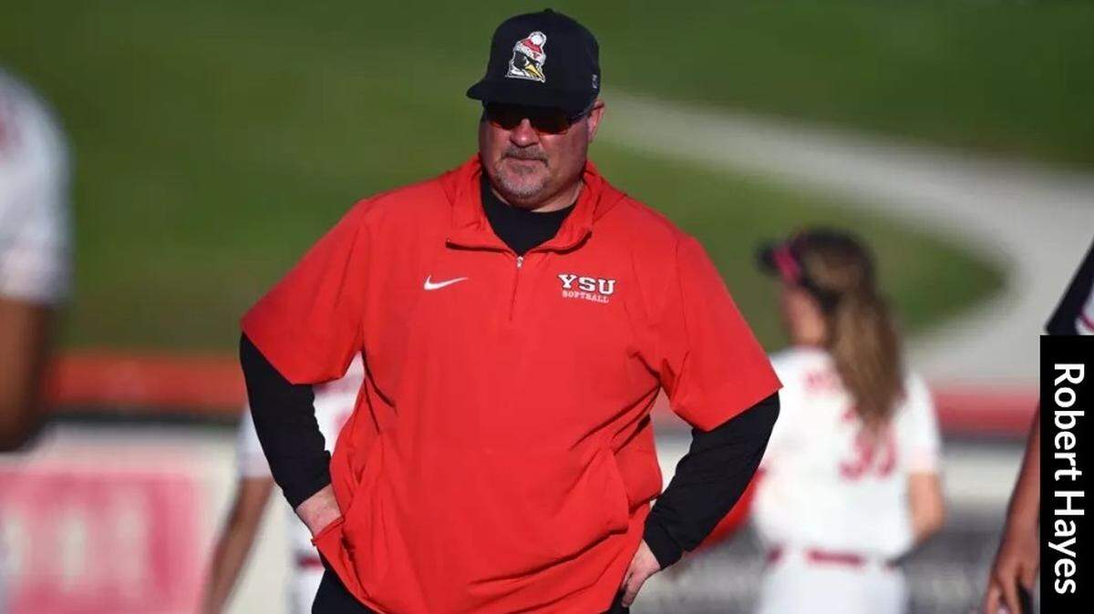 Brian Campbell, Youngstown State’s winningest softball coach, retires after 18 seasons and 435 YSU victories, including three Horizon League titles.