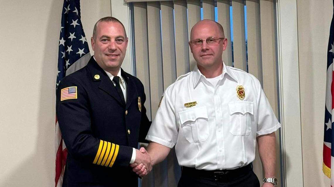 Dan Jamison promoted from firefighter/EMT to lieutenant