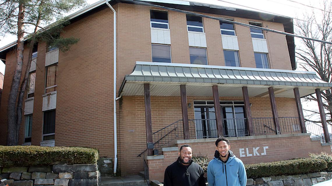 Kevin Scott and Ryan Forney formed Ohio Urban Renaissance, a non-profit organization that is revitalizing the former Buckeye Elks Lodge to provide services for city youth. (Bob Yosay/Mahoning Matters)