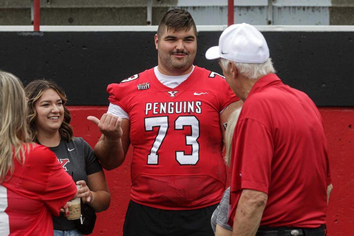 Youngstown State Meet the Team day at Stambaugh Stadium.