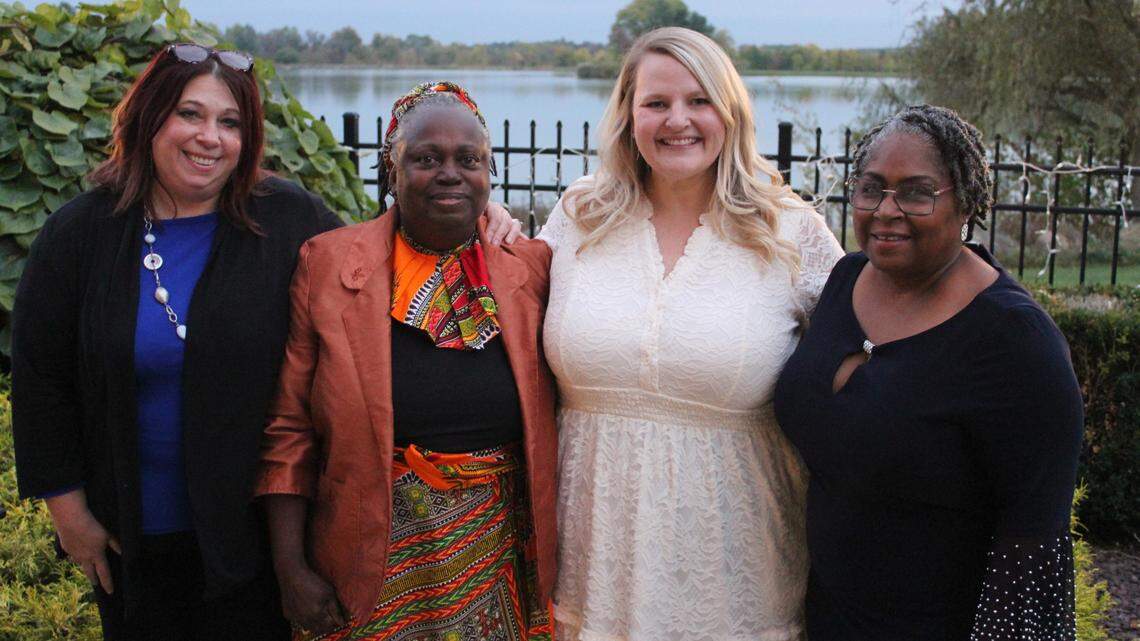 The 2023 Gems of the Valley honorees are (left to right) Meghan DeGregory, Allison Smith, Jennifer Evans, Dee Traylor and Lynn Anderson (not pictured).