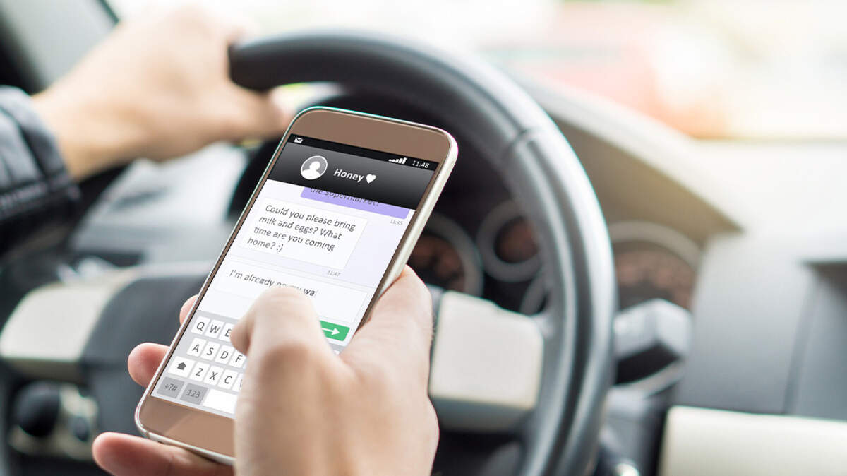 Texting, driving