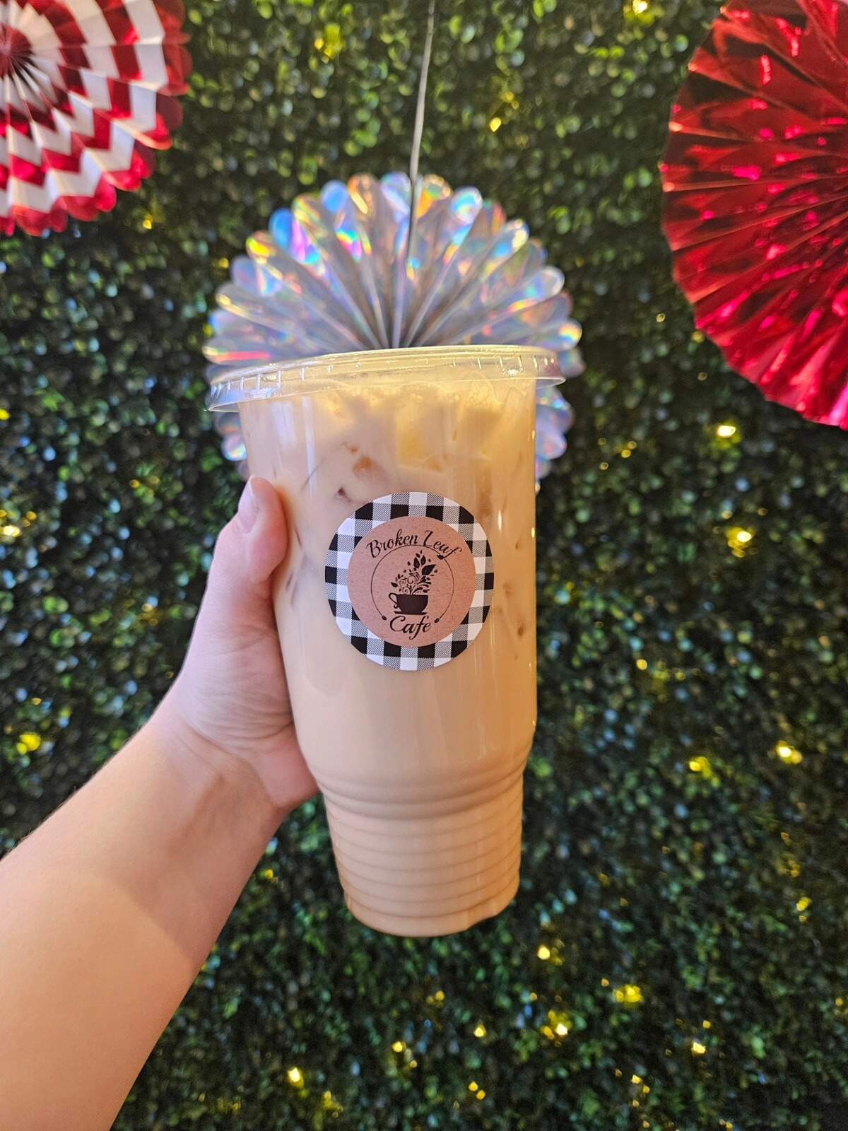 At Broken Leaf Cafe, try holiday specials like the dirty Santa made with marshmallow and eggnog, or the peppermint twist latte with white chocolate.