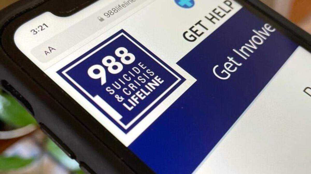 988 is a free suicide prevention hotline.