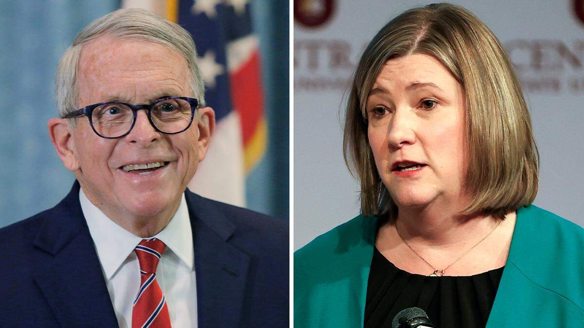 Gov. Mike DeWine secured the Republican nomination for a second term in office in Tuesday’s primary election. Nan Whaley won the Democratic nomination.
