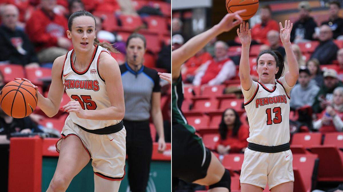 Youngstown State seniors Lilly Ritz and Megan Callahan were honored by the Horizon League.