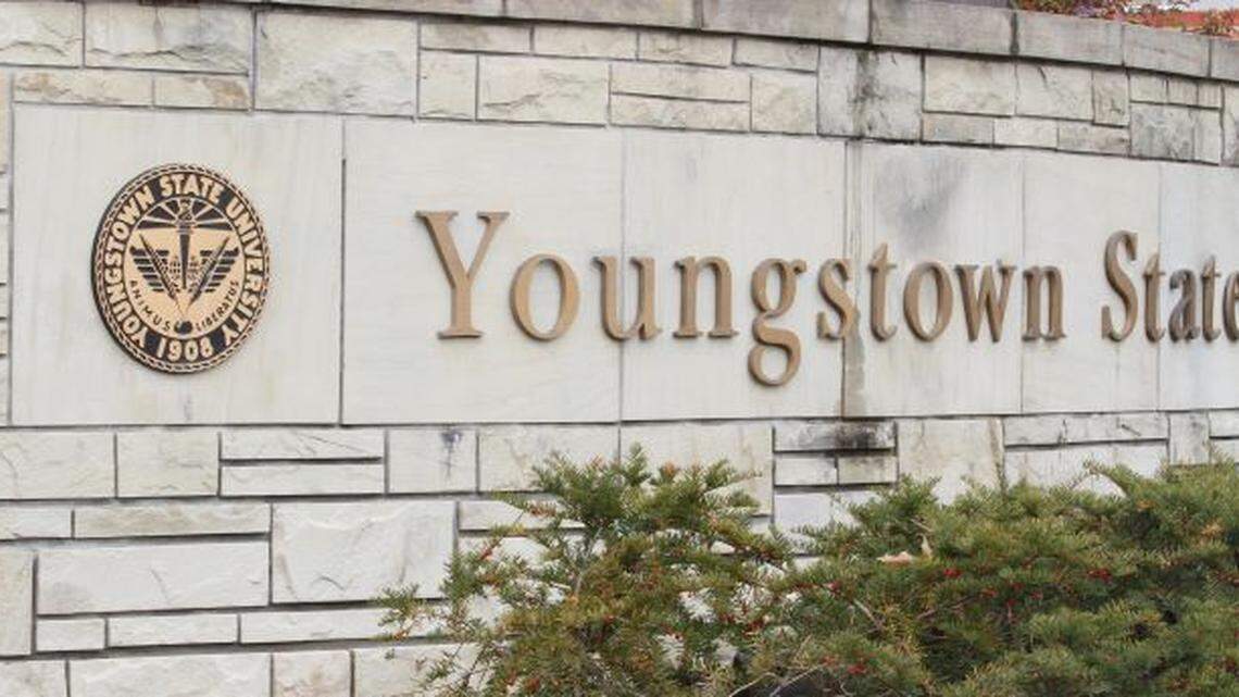 Youngstown State University, YSU, sign