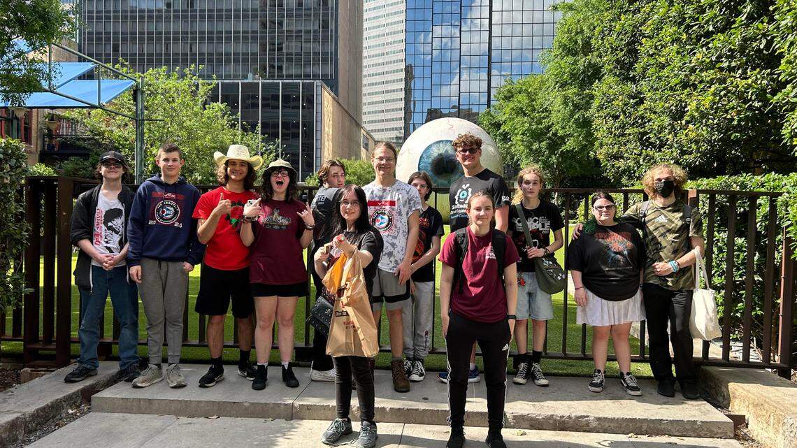 Two robotics teams, composed of 13 students from Mahoning County Career and Technical Center and Valley STEM + ME2 Academy, showcased their ingenuity and skill on the global stage at the recent VEX Worlds Competition held in Dallas, Texas.