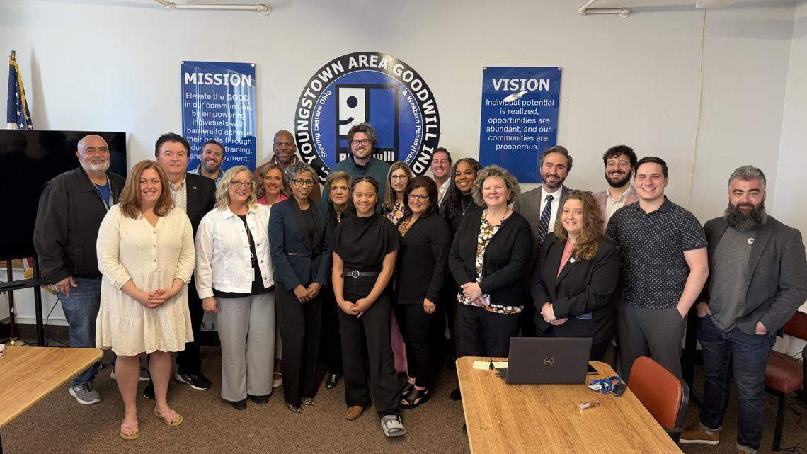Leaders from education, healthcare and business met at Goodwill Youngstown to grow workforce services, co-located hubs, and coordinated referrals via SIEN.