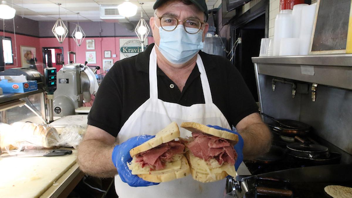 For 50 years, Kravitz Deli has served the Youngstown community at 3135 Belmont Ave. — and not even the COVID-19 pandemic can stop the Mahoning Valley legend from celebrating this milestone, says owner Jack Solomon Kravitz. (Bob Yosay/Mahoning Matters)