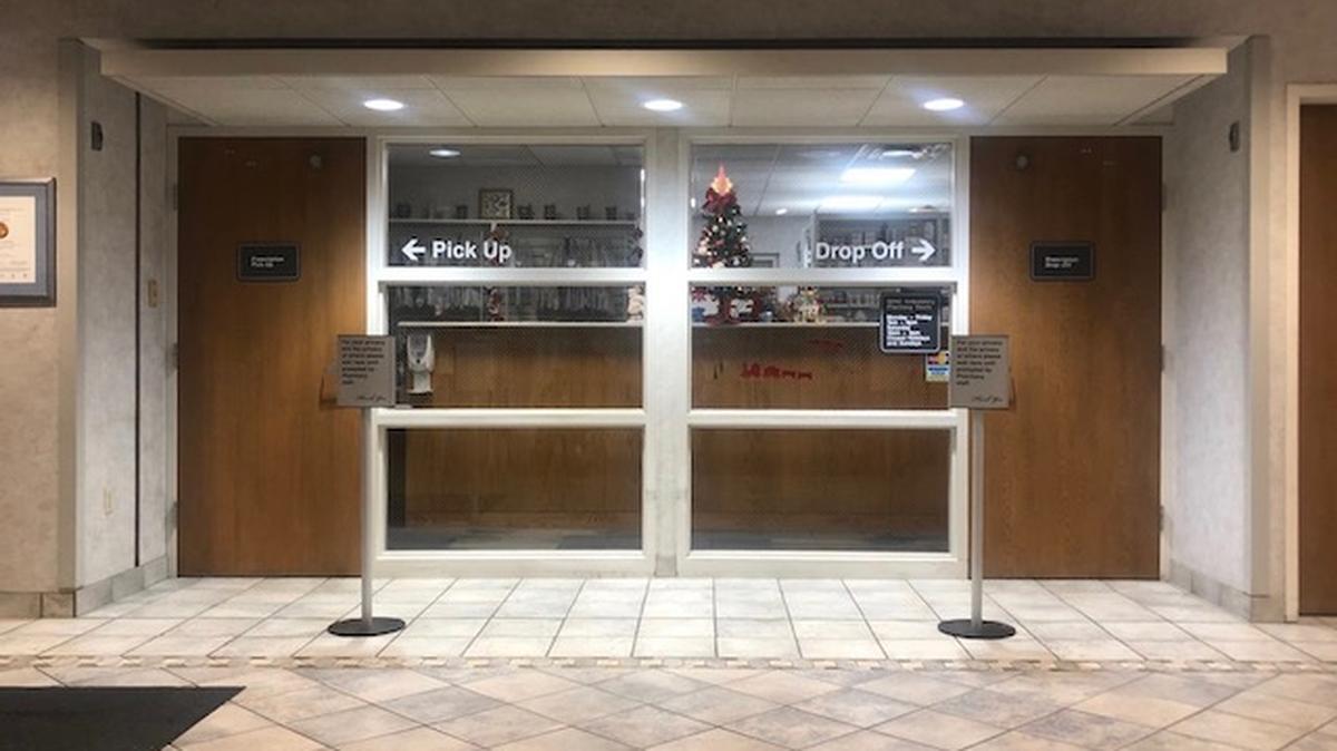The small pharmacy in the lobby of St. Elizabeth's Youngstown Hospital now fills prescriptions for people outside the Mercy Health system. (Jess Hardin)