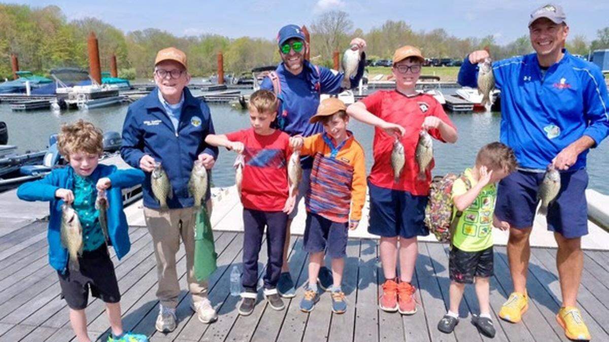 Ohio Gov. Mike DeWine and the Ohio Department of Natural Resources celebrated Ohio’s inland fishing excellence on April 27 during the fifth annual Inland Fish Ohio Day at Alum Creek State Park.