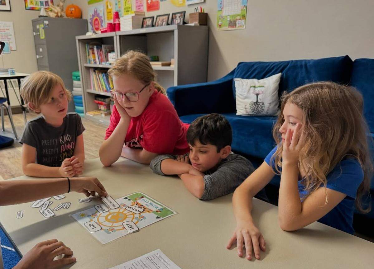 At Flying Trees Academy, instructors let students take the lead in&nbsp;child-directed learning, and classrooms are mixed-aged inside Poland Presbyterian Church.&nbsp;