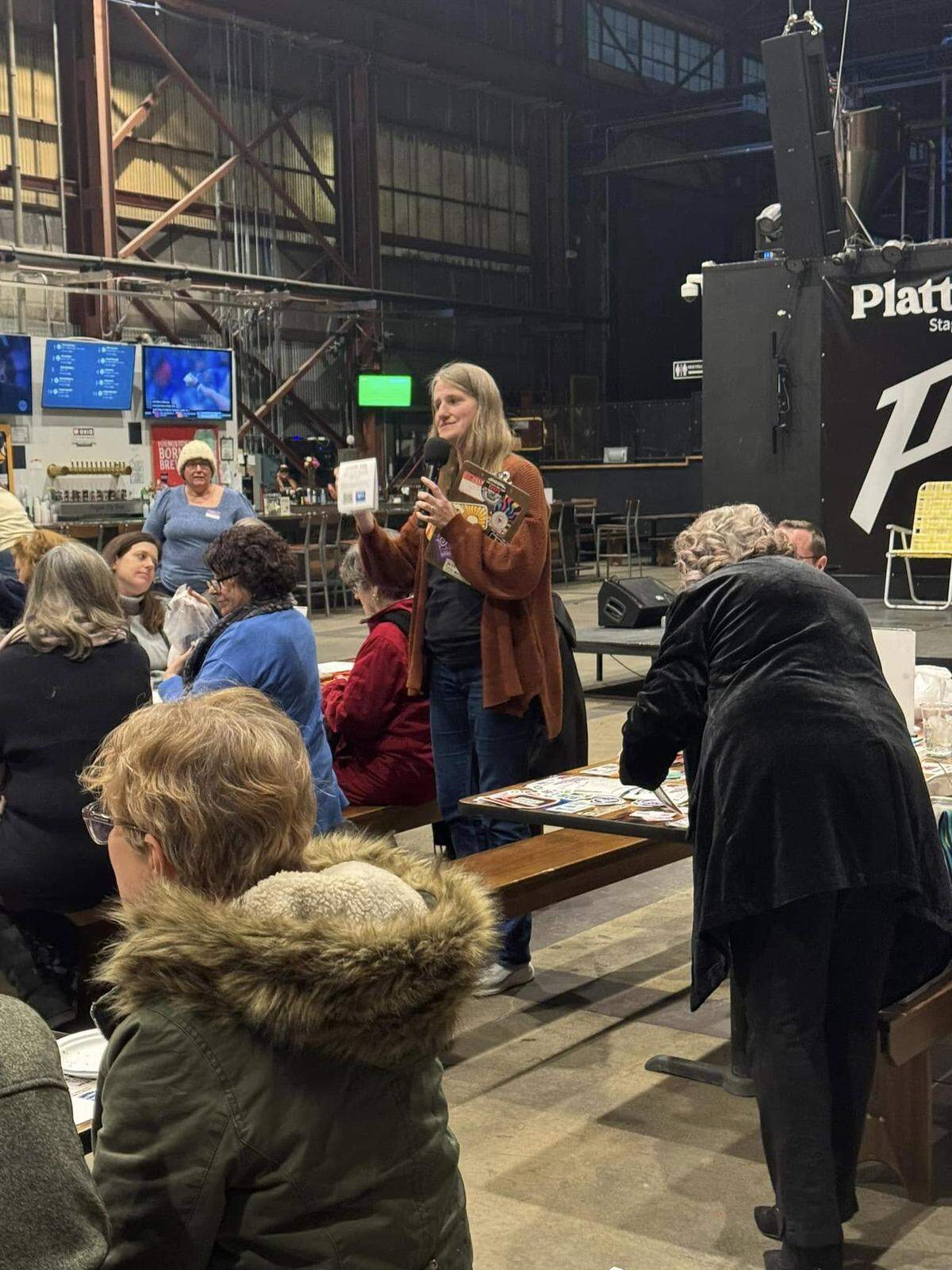 Mahoning County showed up to the Banned Books Bingo at Penguin City hosted by Nicole Curet and the American Civil Liberties Union of Ohio.