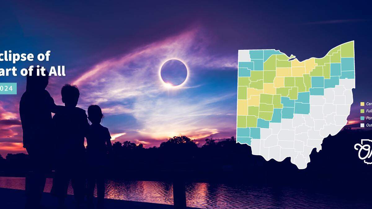 On April 8, certain parts of Ohio will experience five minutes of darkness during the afternoon as a total solar eclipse passes over the continent.