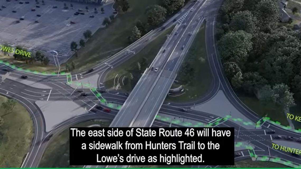 Ohio Department of Transportation construction team is one year into a diverging diamond onto the Ohio 46 at Ohio 82 interchange project in Howland. Here’s what the roads will look like when the project is finished.