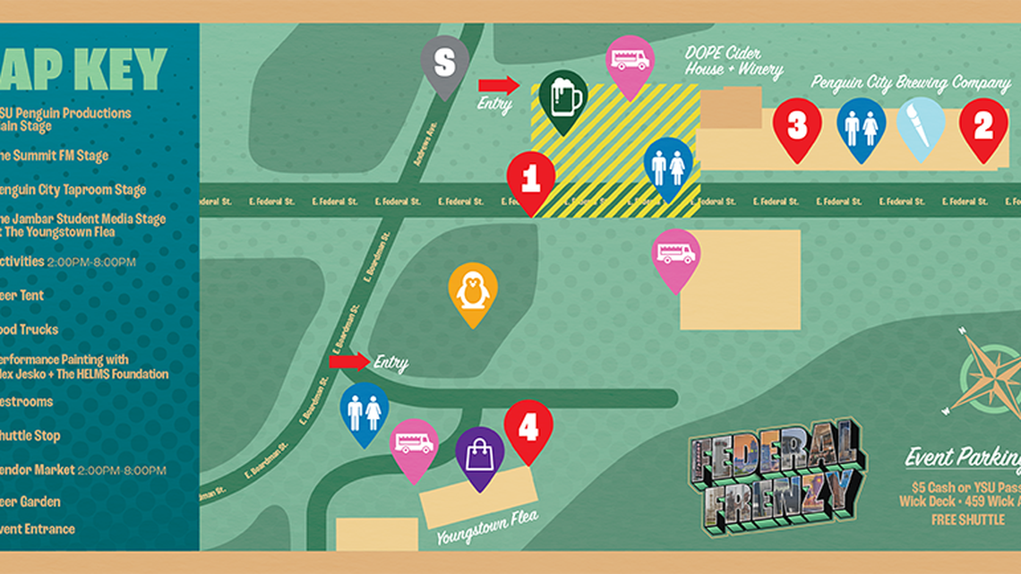 Some Youngstown streets will close for Federal Frenzy this weekend