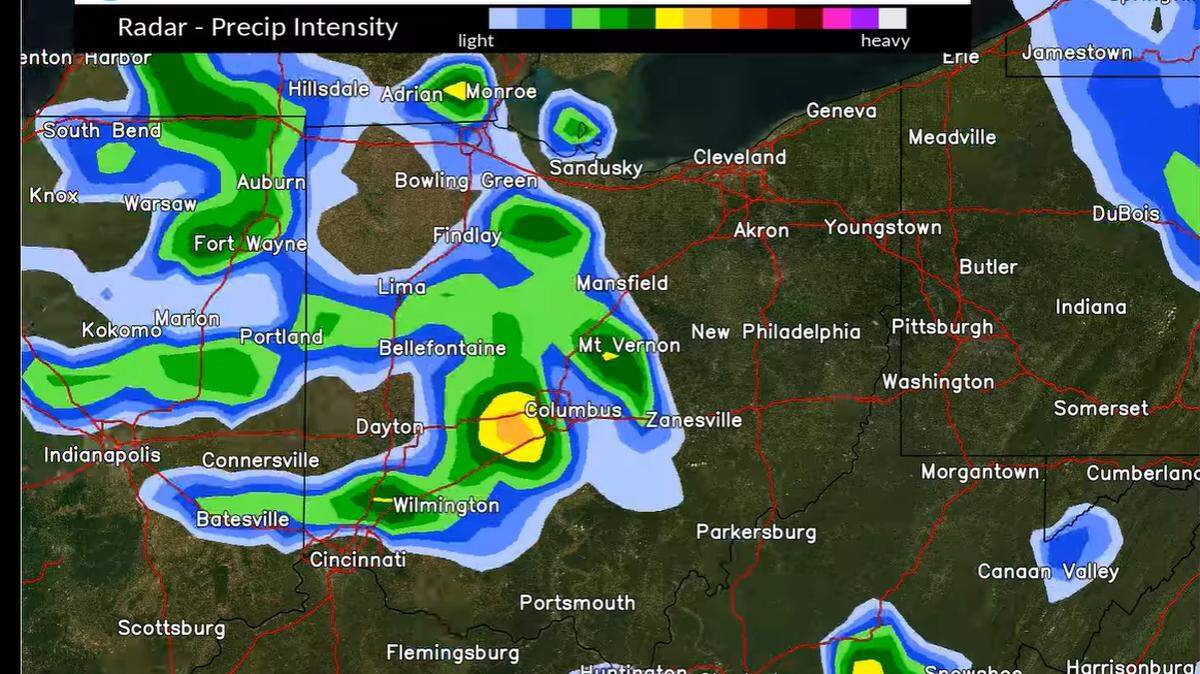 National Weather Service radar May 1