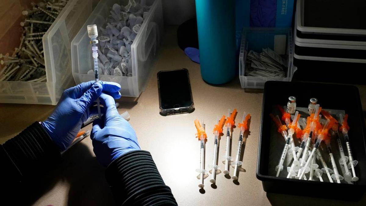 New national data predicts the highly contagious variant will make up about 52% of analyzed coronavirus cases in the country by the end of the two-week period ending July 3, officially deranking the previously dominant alpha variant first found in the U.K. ELAINE THOMPSON AP