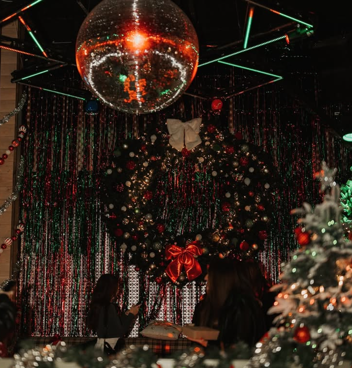 XMAS Bar in Columbus, Ohio has all the Christmas cheer you need.